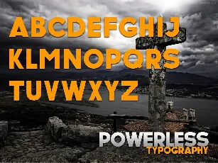 POWERLESS font