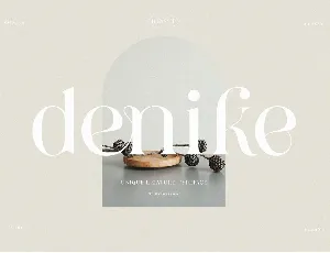 Denike font