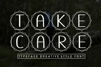 Take Care Display font