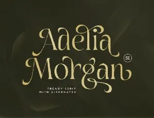 Adelia Morgan font