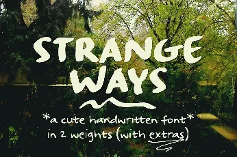 Strangeways Free font