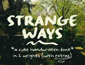 Strangeways Free font