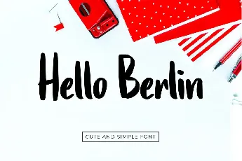 hello berlin font