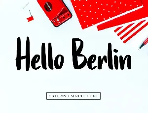 hello berlin font