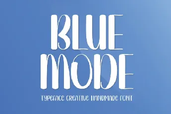 Blue Mode Handwritten font