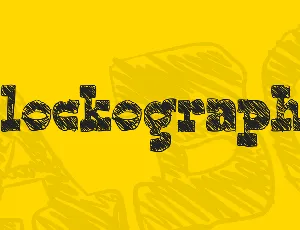 Blockography font