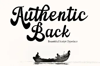 Authentic Back font