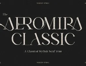 Aeromira Classic font