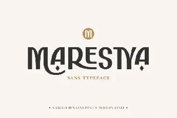 Marestya font