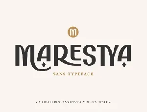 Marestya font