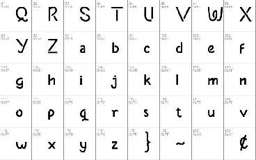 Podoradong Display font