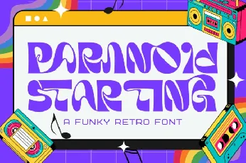 Paranoid Starting font