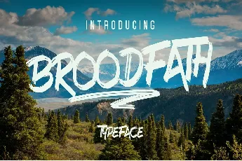 Broodfath Free font