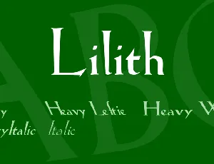 Lilith font