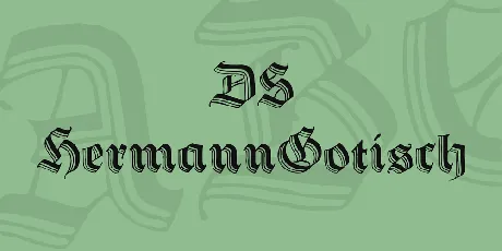 DS HermannGotisch font