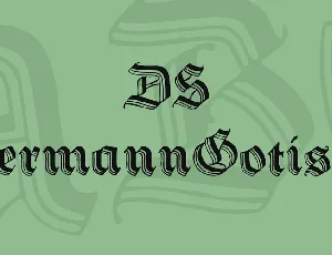 DS HermannGotisch font