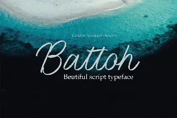 Battoh script font