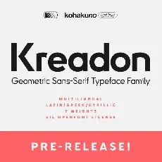 Kreadon Family font