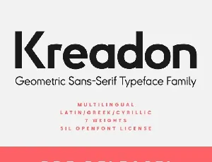 Kreadon Family font