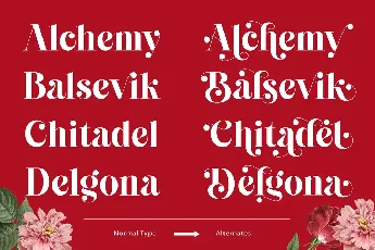 Cheva Display font