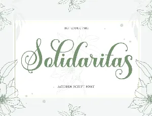 Solidaritas font