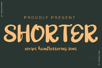 Shorter Bold Script font