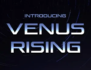 Venus Rising font