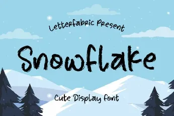 Snowflake font