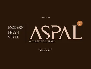 Aspal font