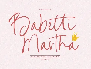 Babetti Martha font