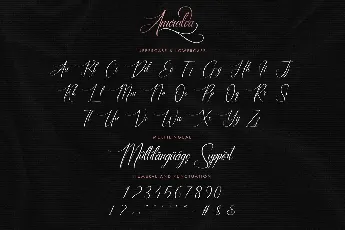 Ameralda Luxurious Calligraphy font