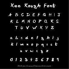 Xee Rough Font