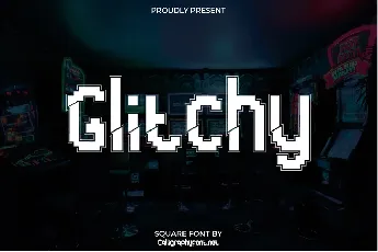 Glitchy Demo font