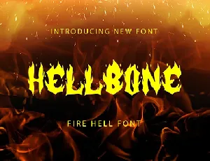 Hellbone-Demo font