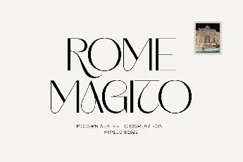 Rome Magito font