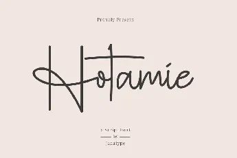 Hotamie font