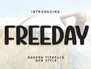 Freeday Display font