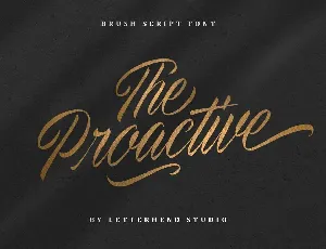 The Proactive font