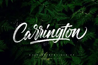 Carrington Script Free font