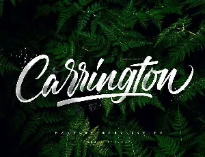 Carrington Script Free font