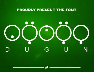 Dugun font