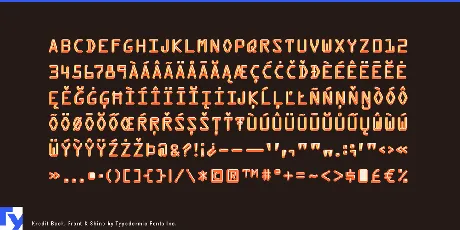 Kredit font