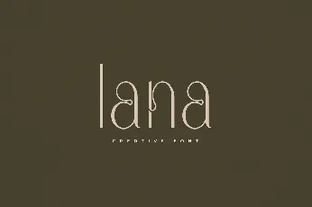 Lana font