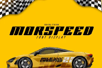 MORSPEED font