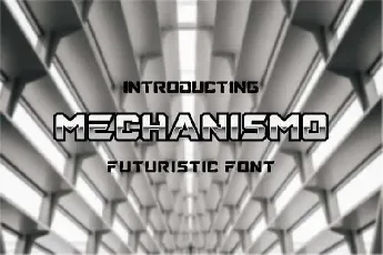 Mechanismo Display font