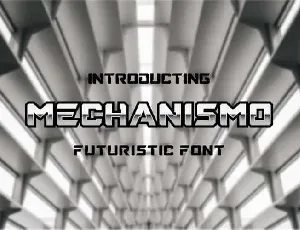 Mechanismo Display font