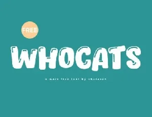 Whocats font