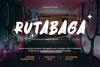 Rutabaga font