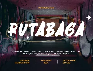 Rutabaga font