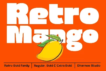 Retro Mango DEMO font